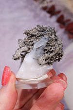 Silver on Calcite Specimen, Sold as Seen Specimen Tali & Loz Crystals