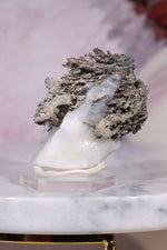 Silver on Calcite Specimen, Sold as Seen Specimen Tali & Loz Crystals