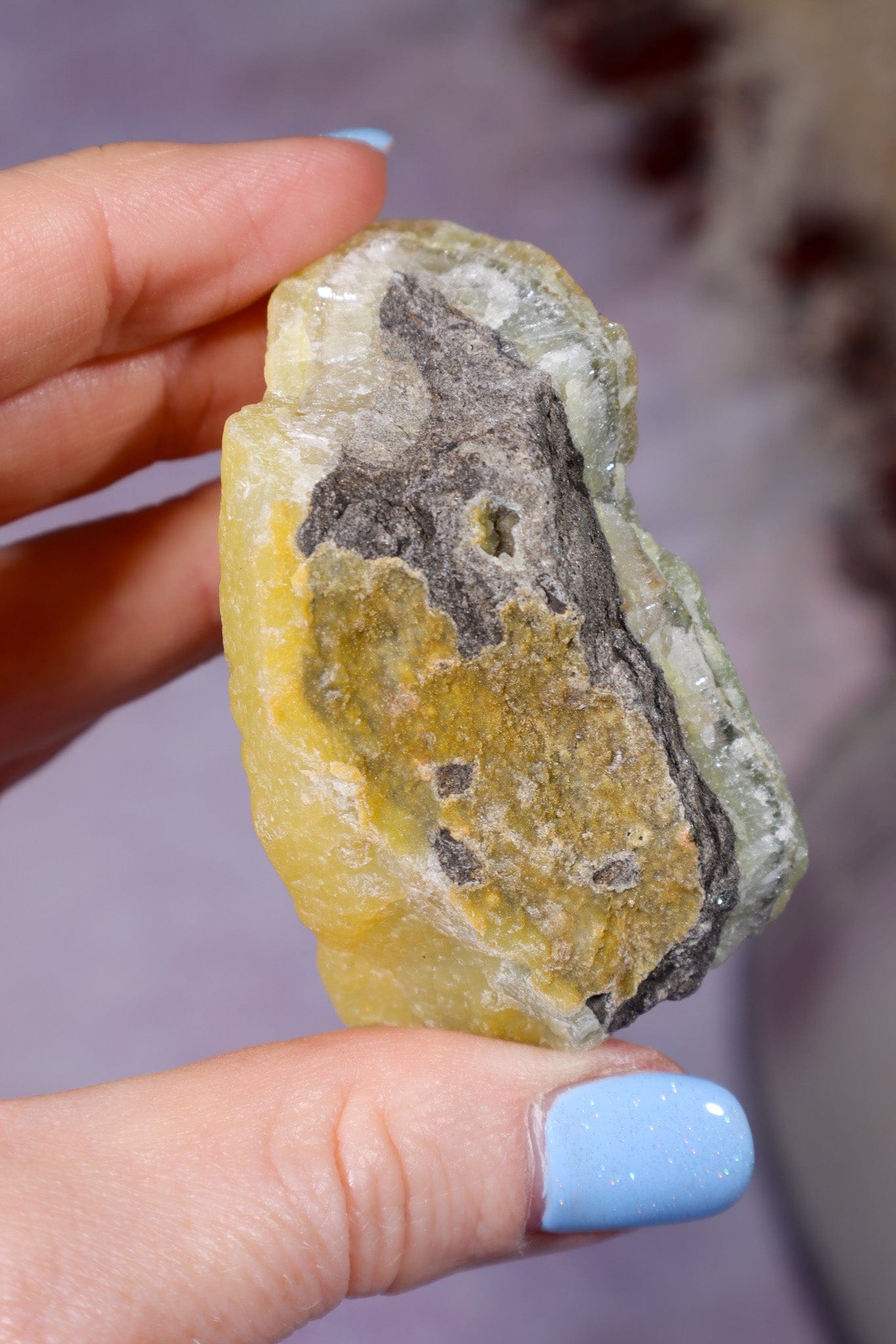 Smithsonite Specimen 123gr, China Specimen Tali & Loz Crystals