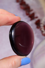 Smokey Fluorite Palmstones 5cm Palmstones Tali & Loz Crystals