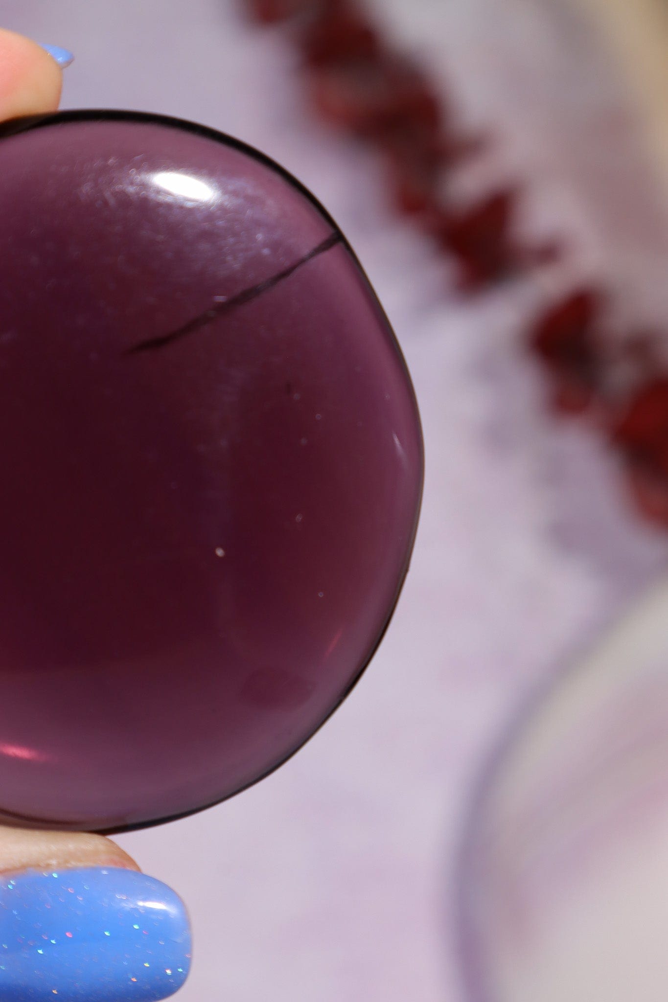 Smokey Fluorite Palmstones 5cm Palmstones Tali & Loz Crystals