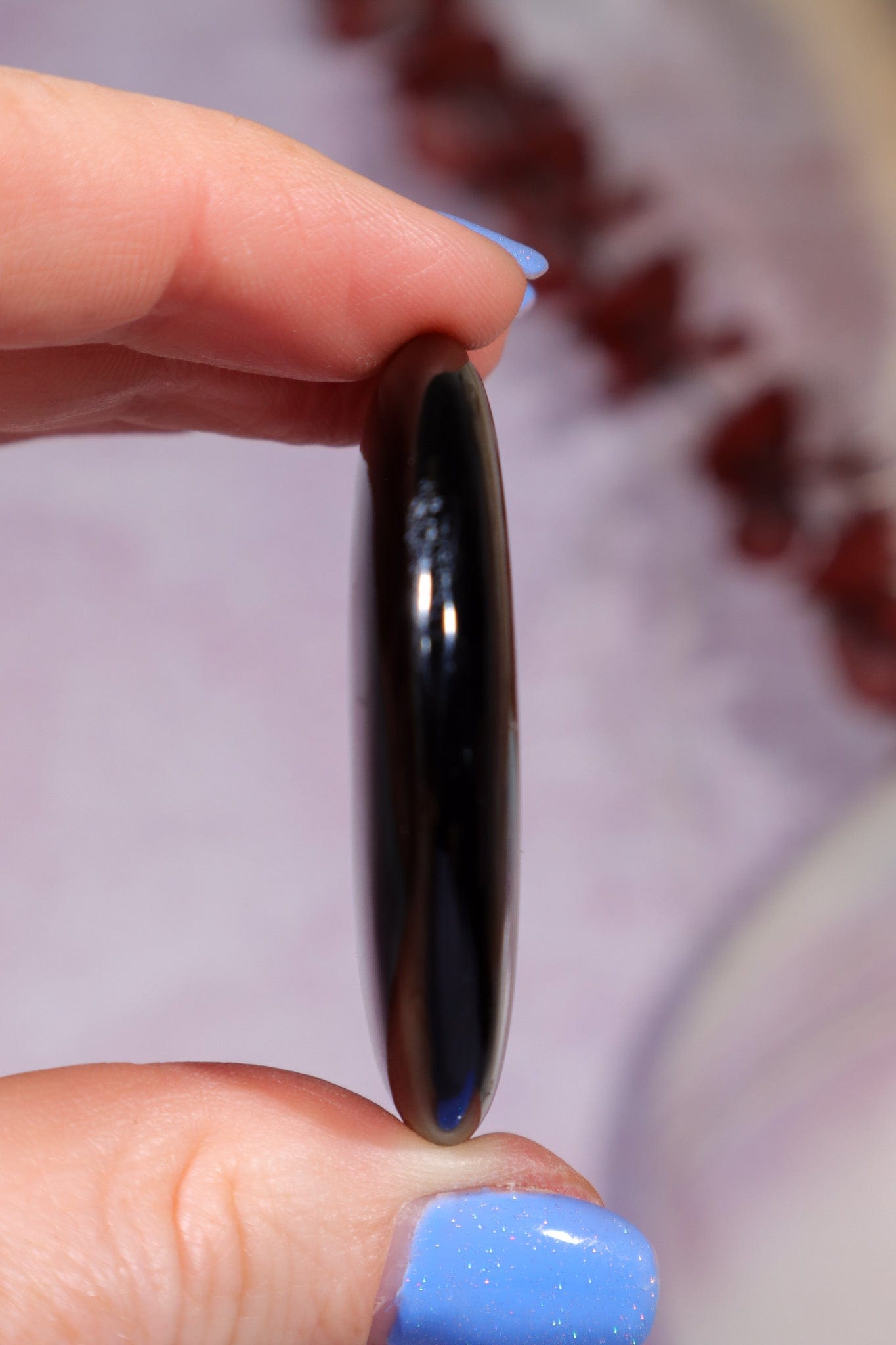 Smokey Fluorite Palmstones 5cm Palmstones Tali & Loz Crystals