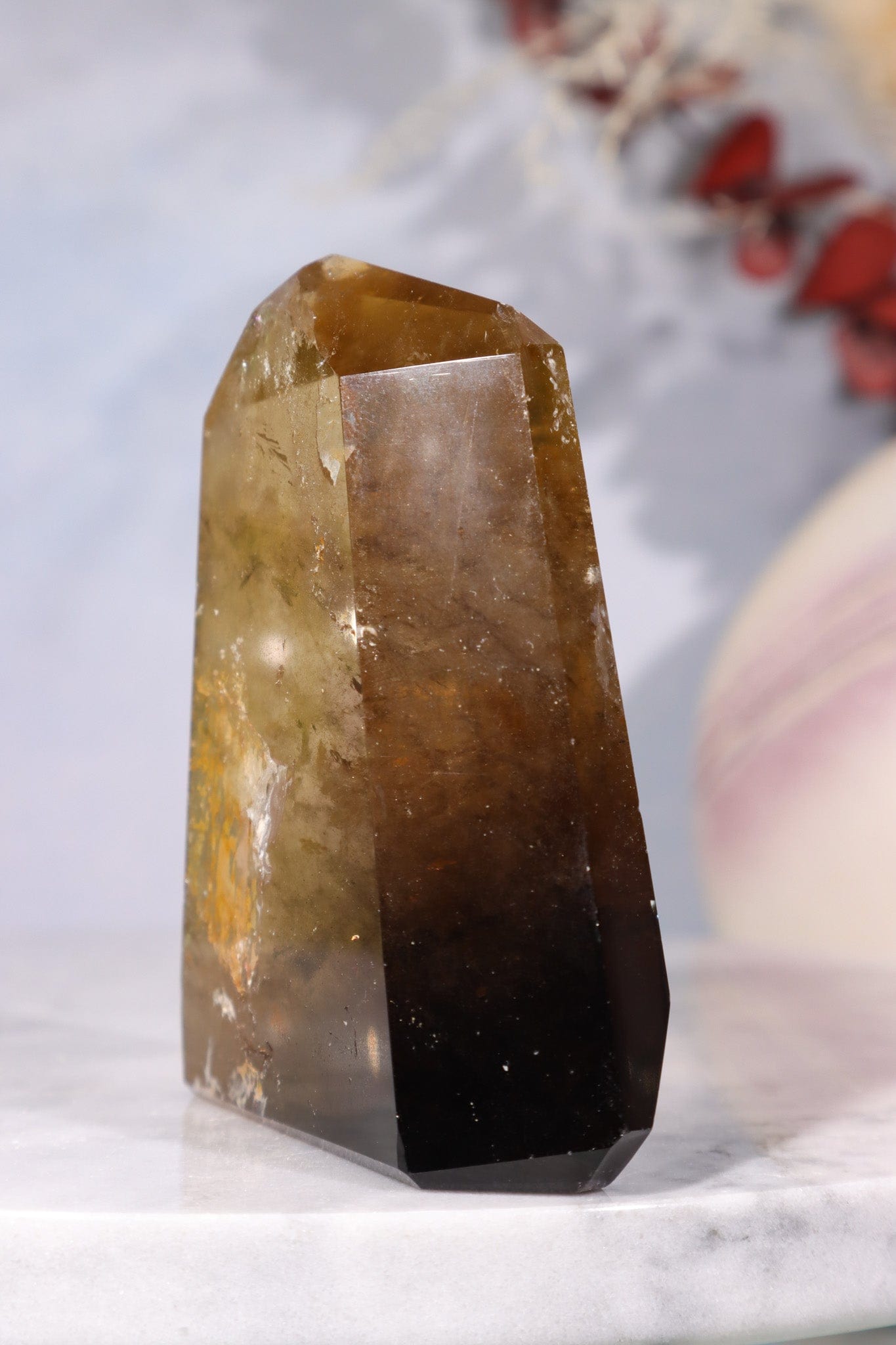 Smokey Quartz And Citrine Tower 7.3cm Towers Tali & Loz Crystals