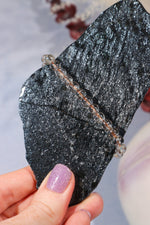 Smokey Quartz Beaded Bracelet (Bead Size 0.6cm) Bracelets Tali & Loz Crystals