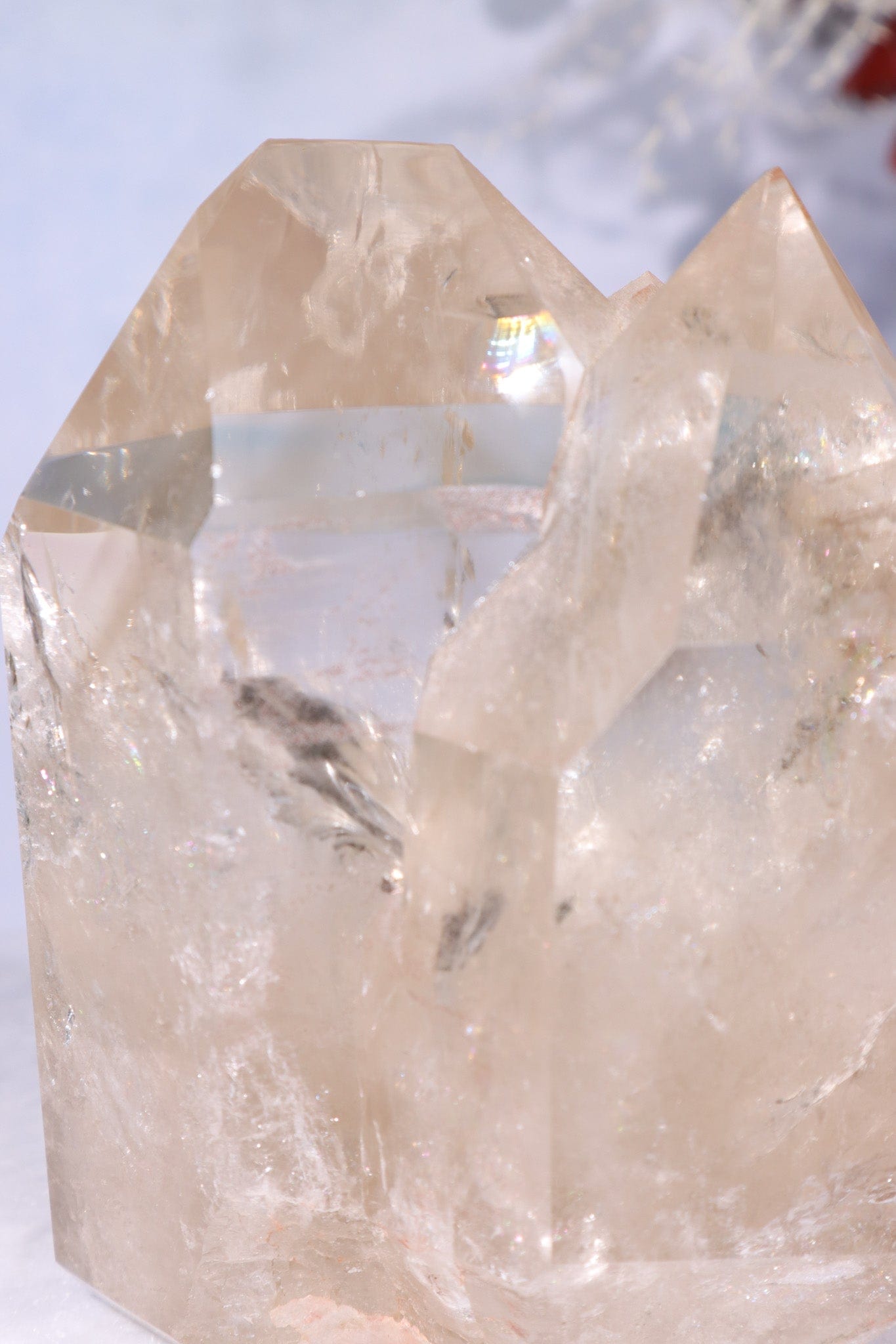Smokey Quartz Double Point With Phantom Inclusions 0.9KG Points Tali & Loz Crystals
