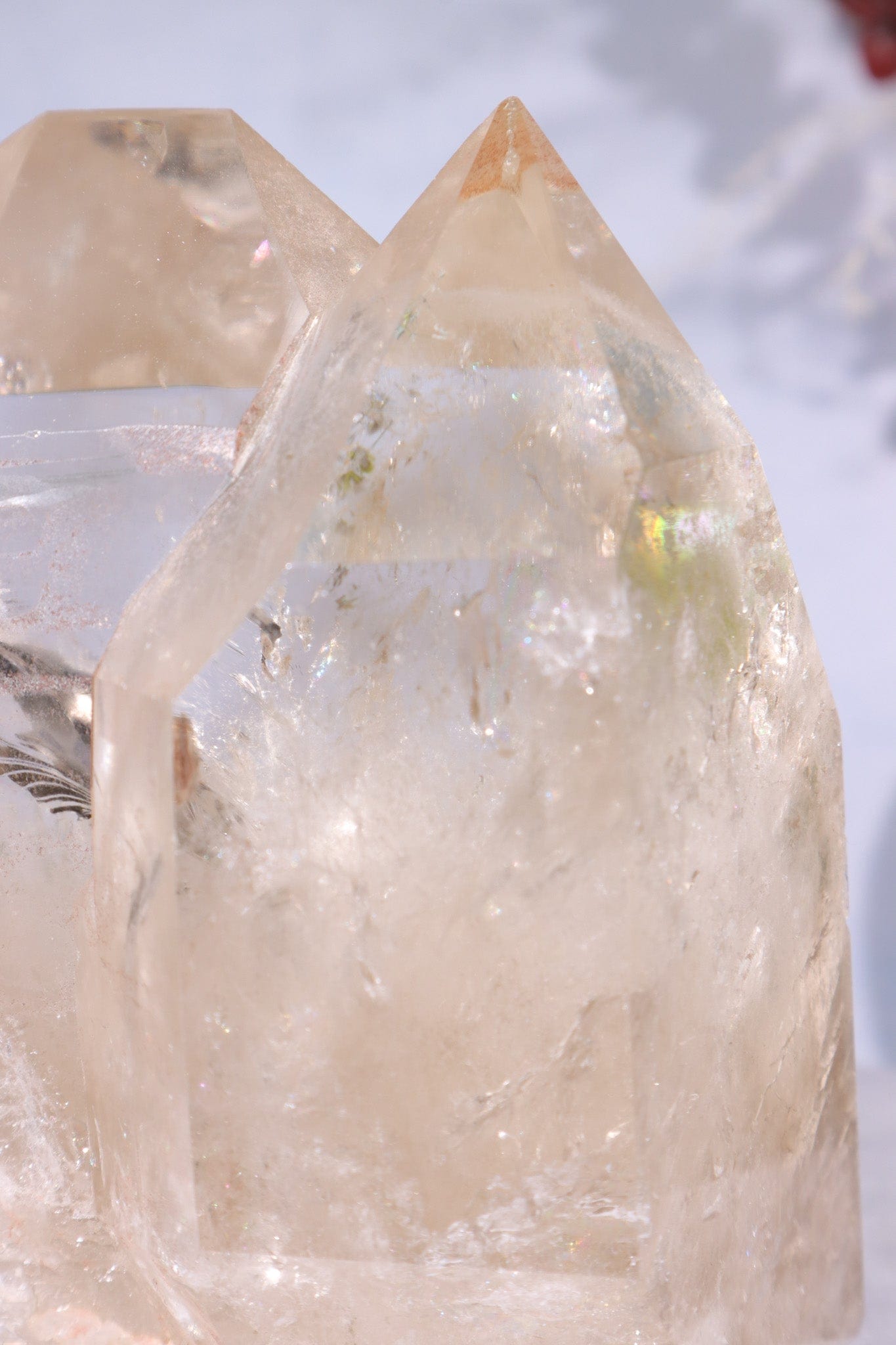 Smokey Quartz Double Point With Phantom Inclusions 0.9KG Points Tali & Loz Crystals