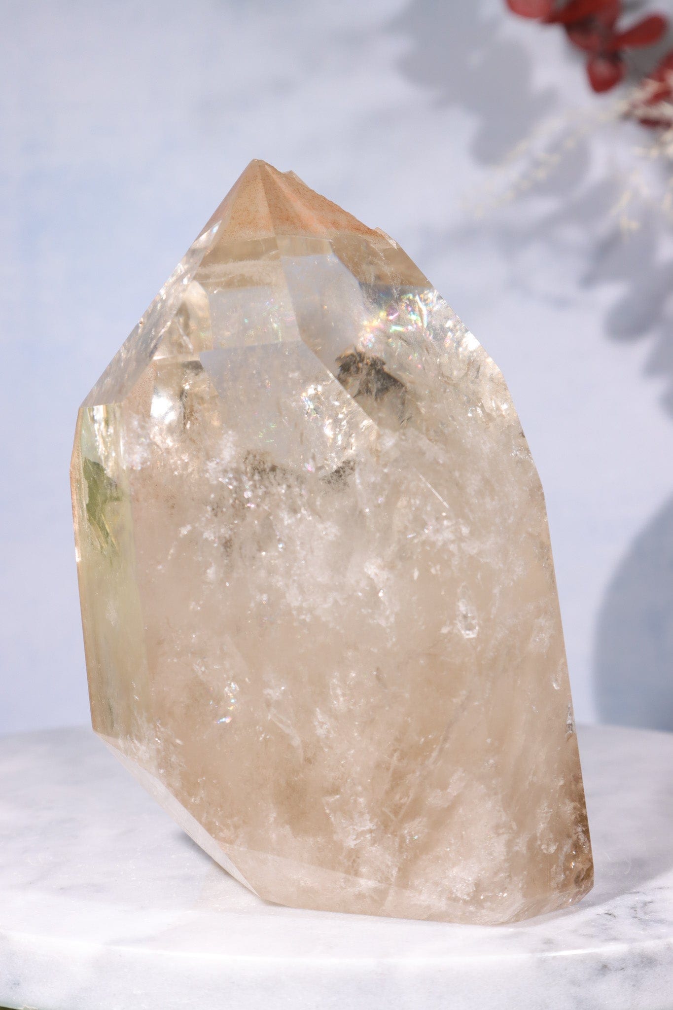 Smokey Quartz Double Point With Phantom Inclusions 0.9KG Points Tali & Loz Crystals
