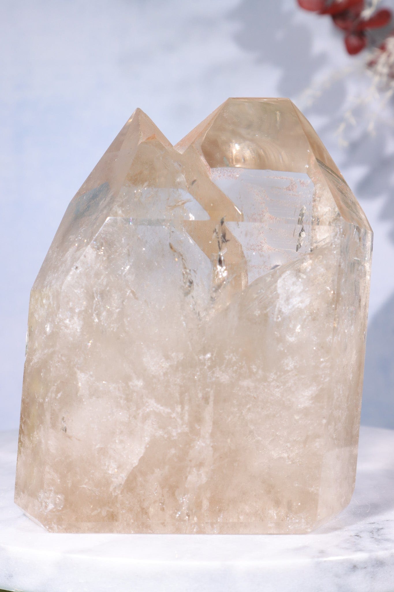 Smokey Quartz Double Point With Phantom Inclusions 0.9KG Points Tali & Loz Crystals