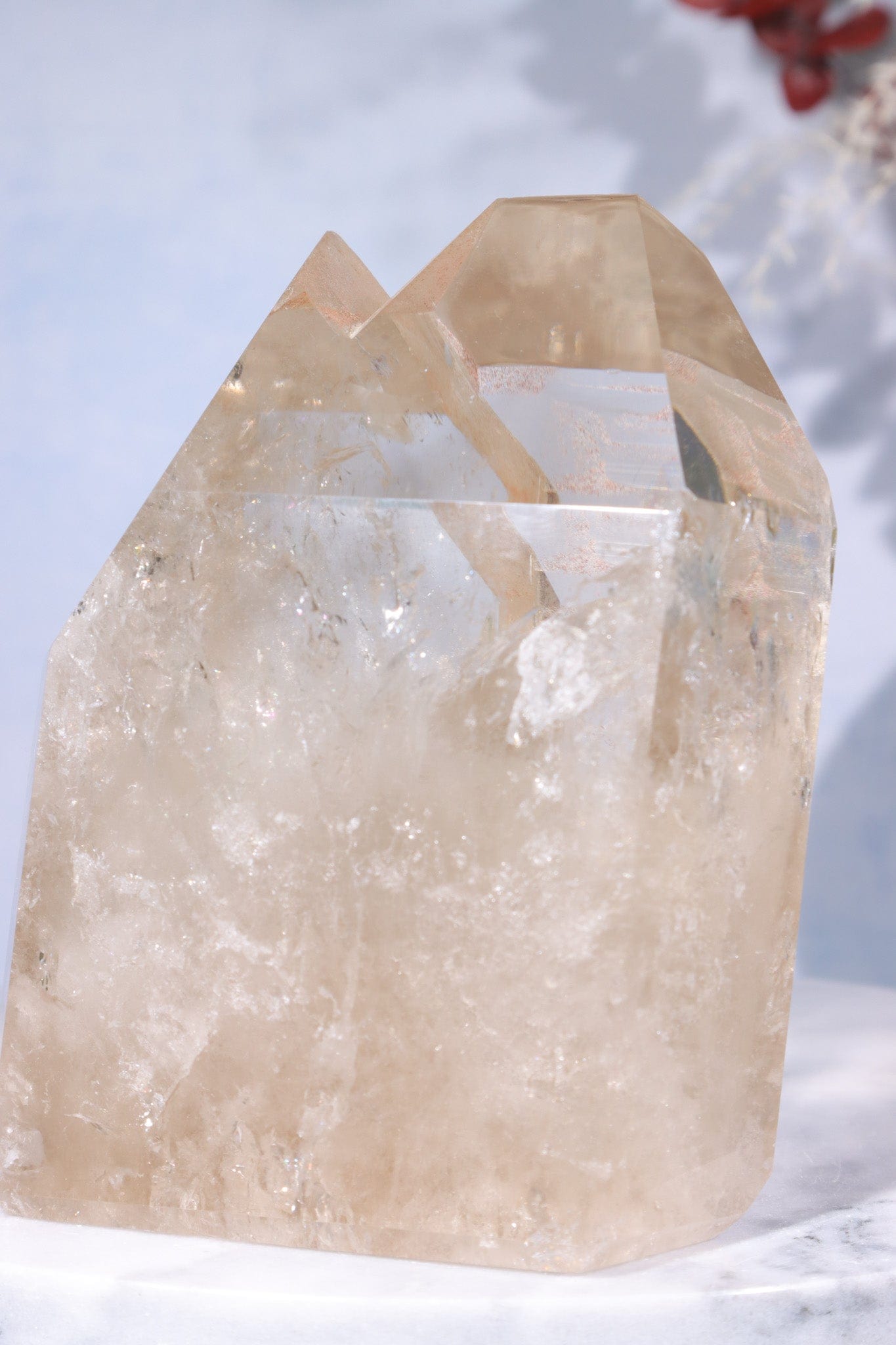 Smokey Quartz Double Point With Phantom Inclusions 0.9KG Points Tali & Loz Crystals