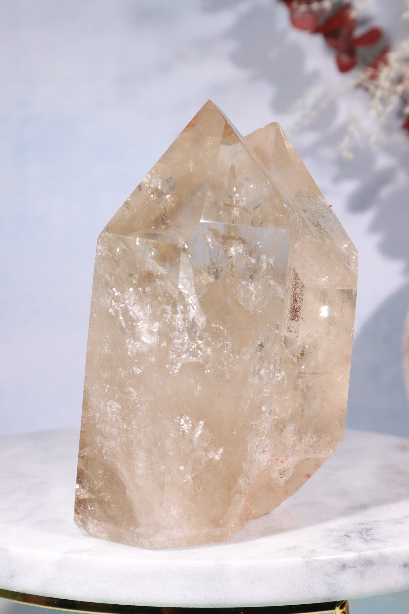 Smokey Quartz Double Point With Phantom Inclusions 0.9KG Points Tali & Loz Crystals