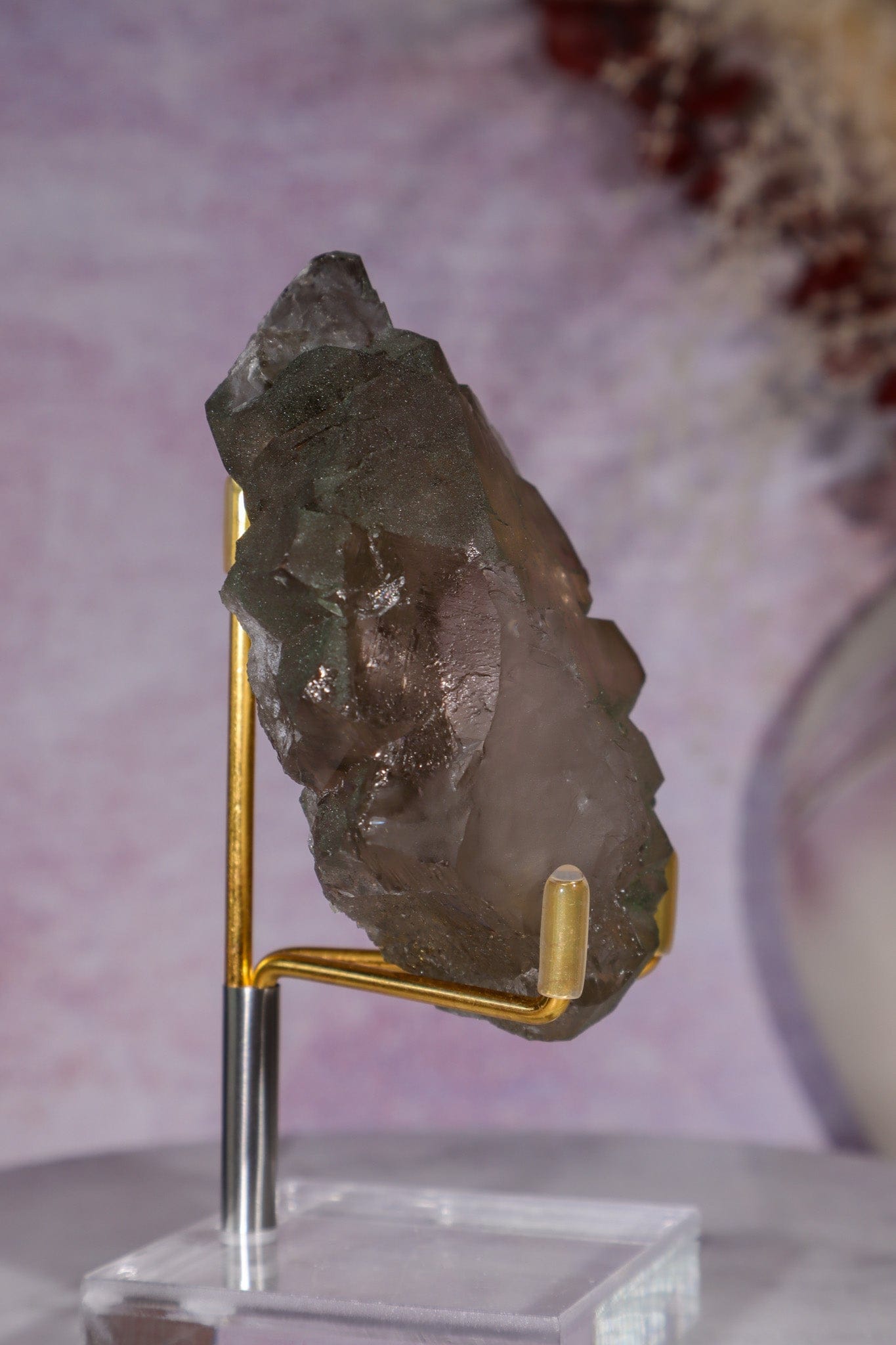 Smokey Quartz Gwindel 8cm, Mont Blanc, France Minerals Tali & Loz Crystals