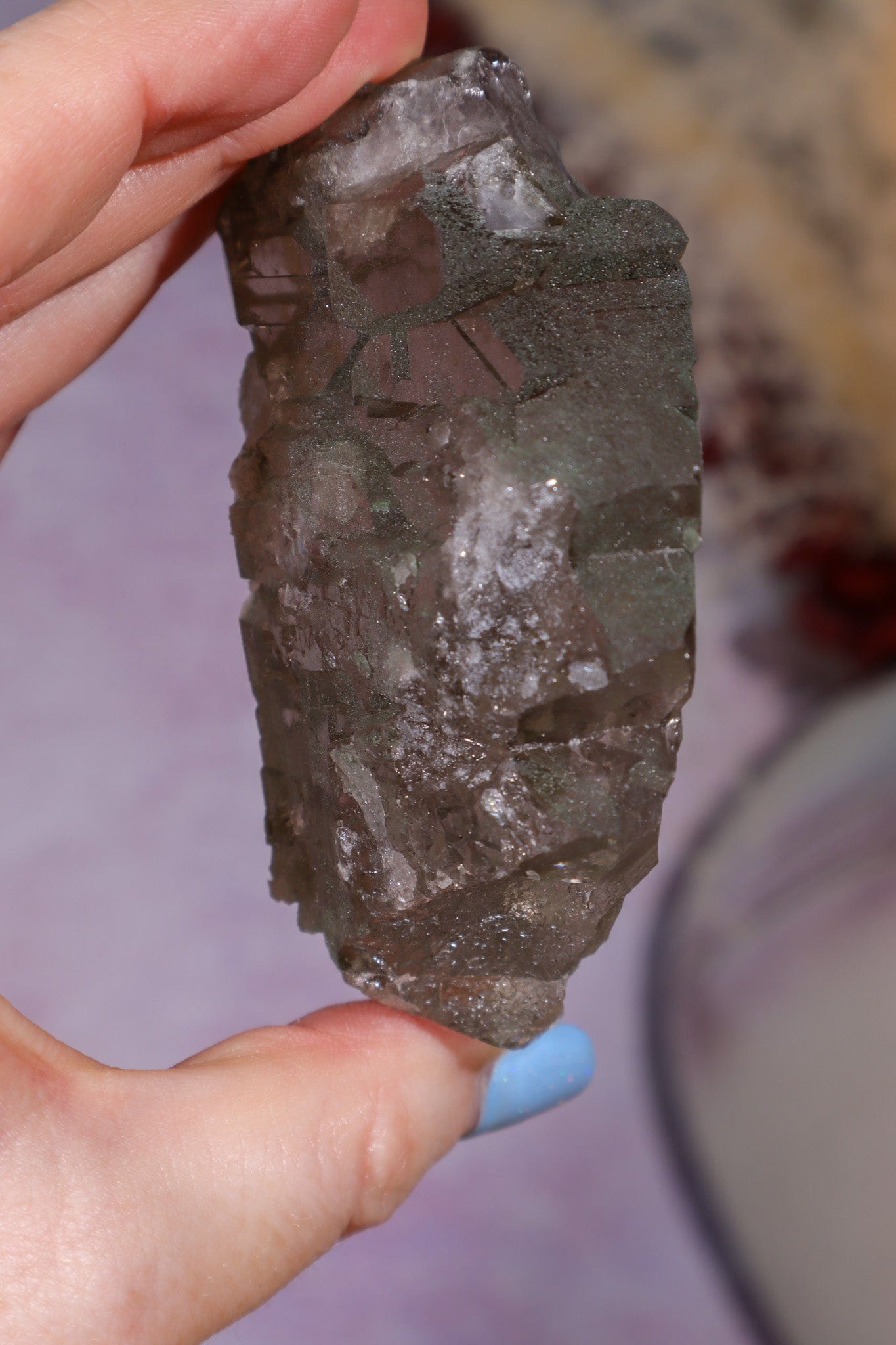 Smokey Quartz Gwindel 8cm, Mont Blanc, France Minerals Tali & Loz Crystals