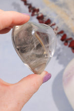Smokey Quartz Heart Carving, Sold as Seen Hearts Tali & Loz Crystals