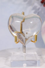 Smokey Quartz Heart Carving, Sold as Seen Hearts Tali & Loz Crystals