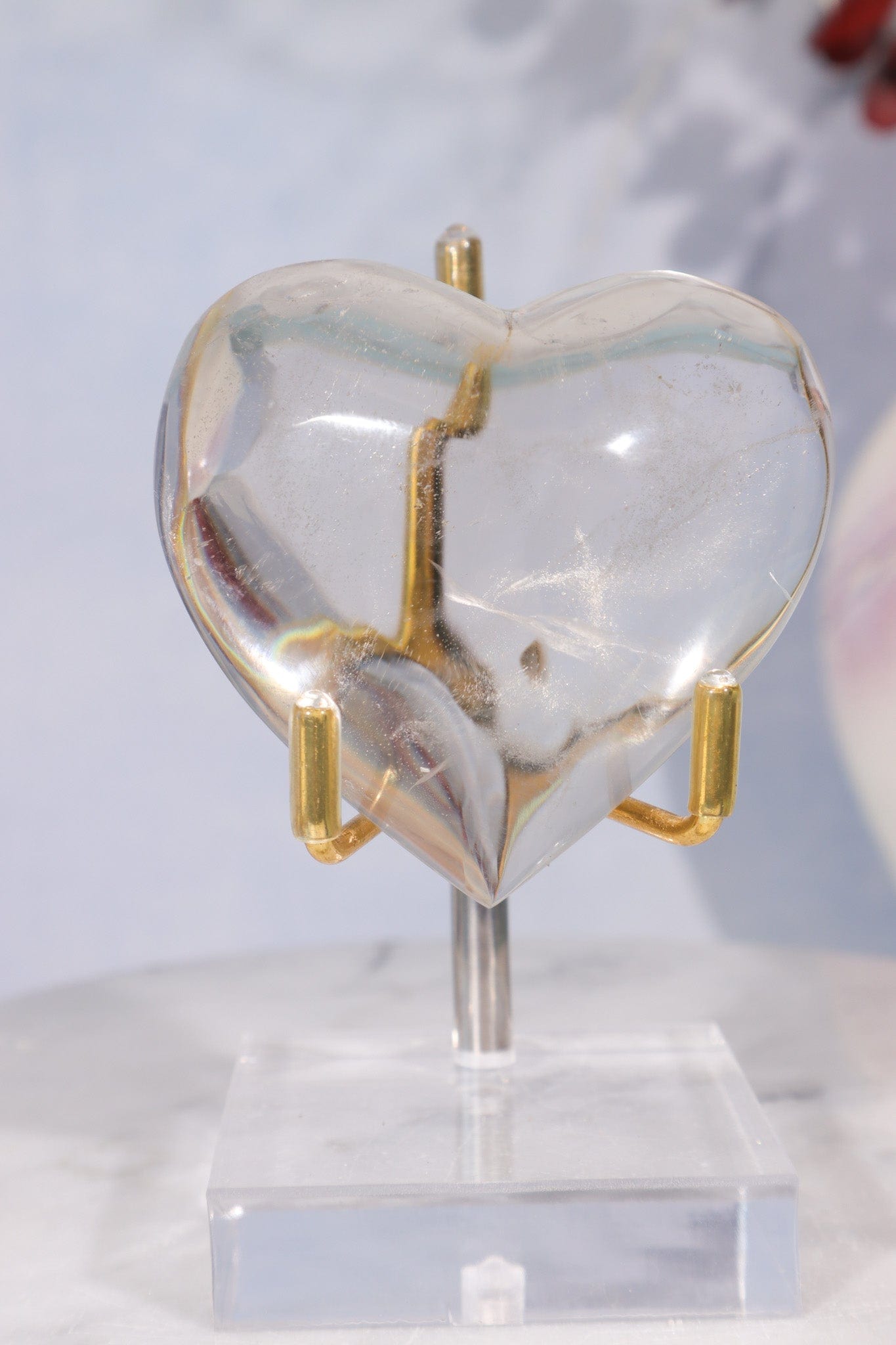 Smokey Quartz Heart Carving, Sold as Seen Hearts Tali & Loz Crystals