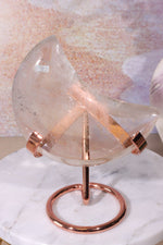 Smokey Quartz Moon Carving , Sold as Seen Moons Tali & Loz Crystals