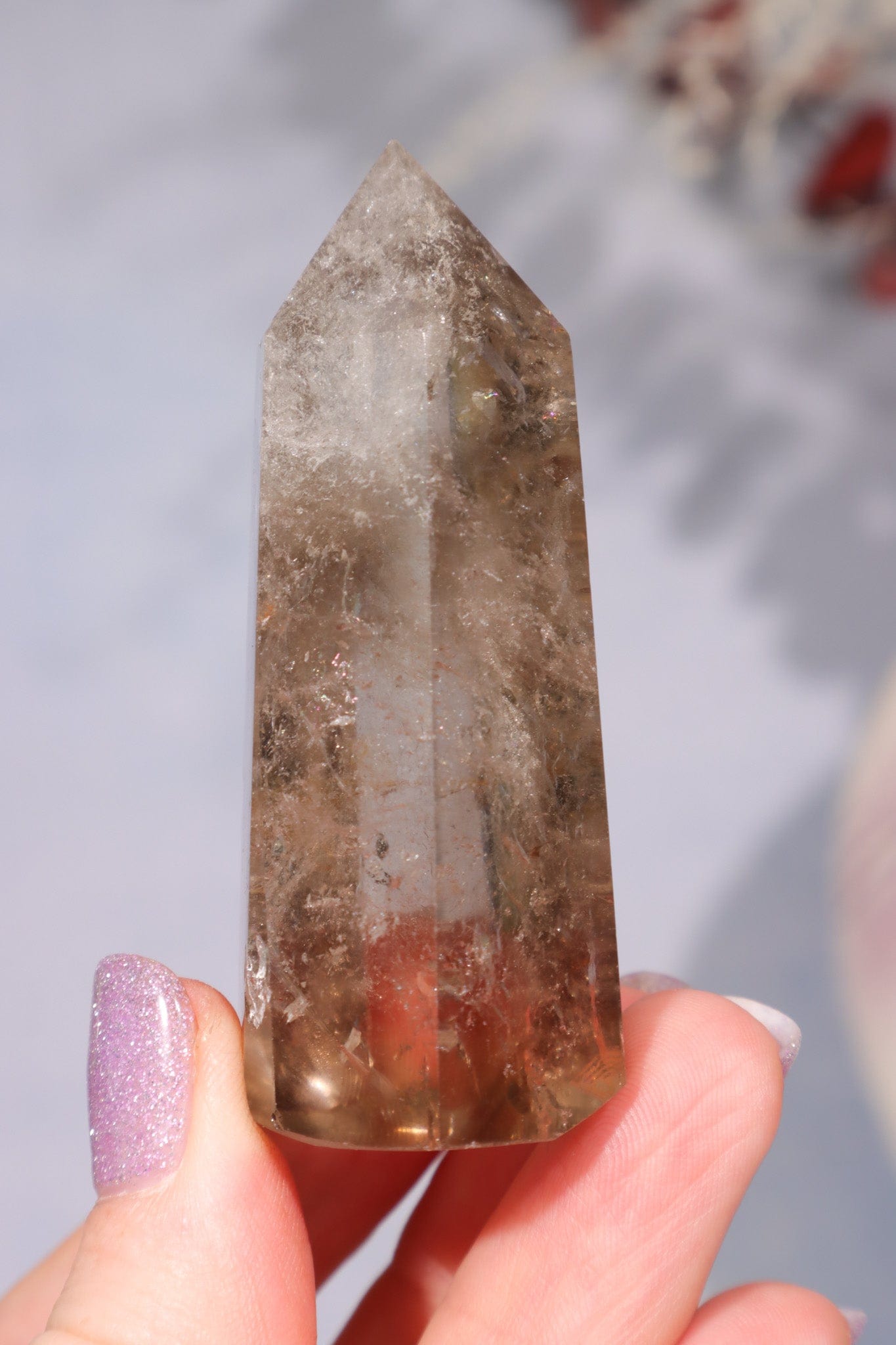 Smokey Quartz Tower 6.3cm Towers Tali & Loz Crystals