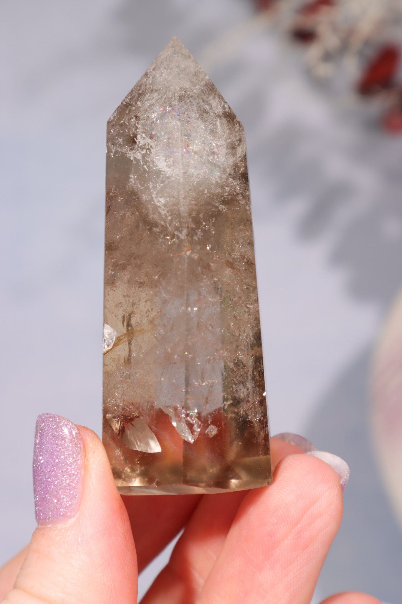 Smokey Quartz Tower 6.3cm Towers Tali & Loz Crystals