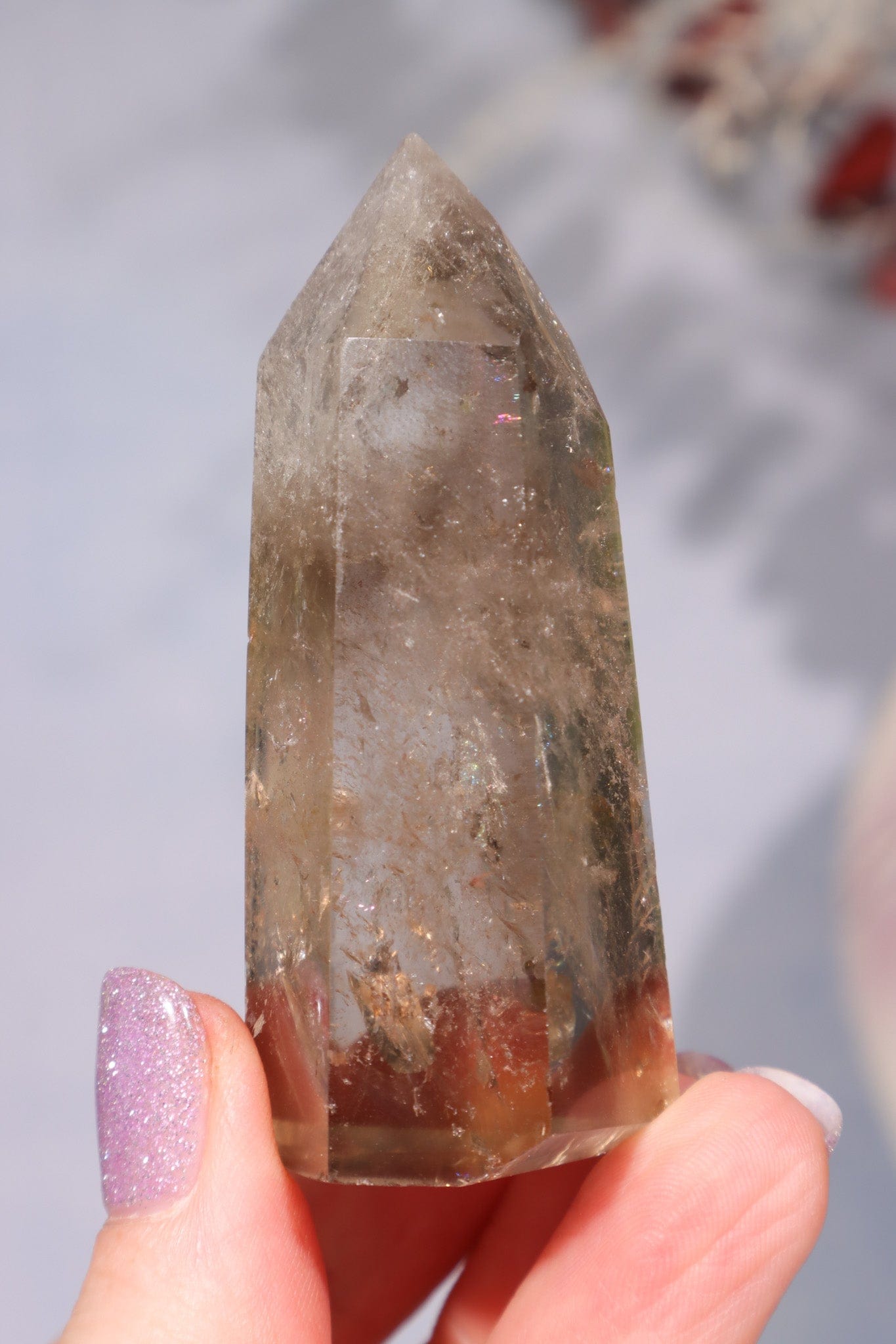 Smokey Quartz Tower 6.3cm Towers Tali & Loz Crystals
