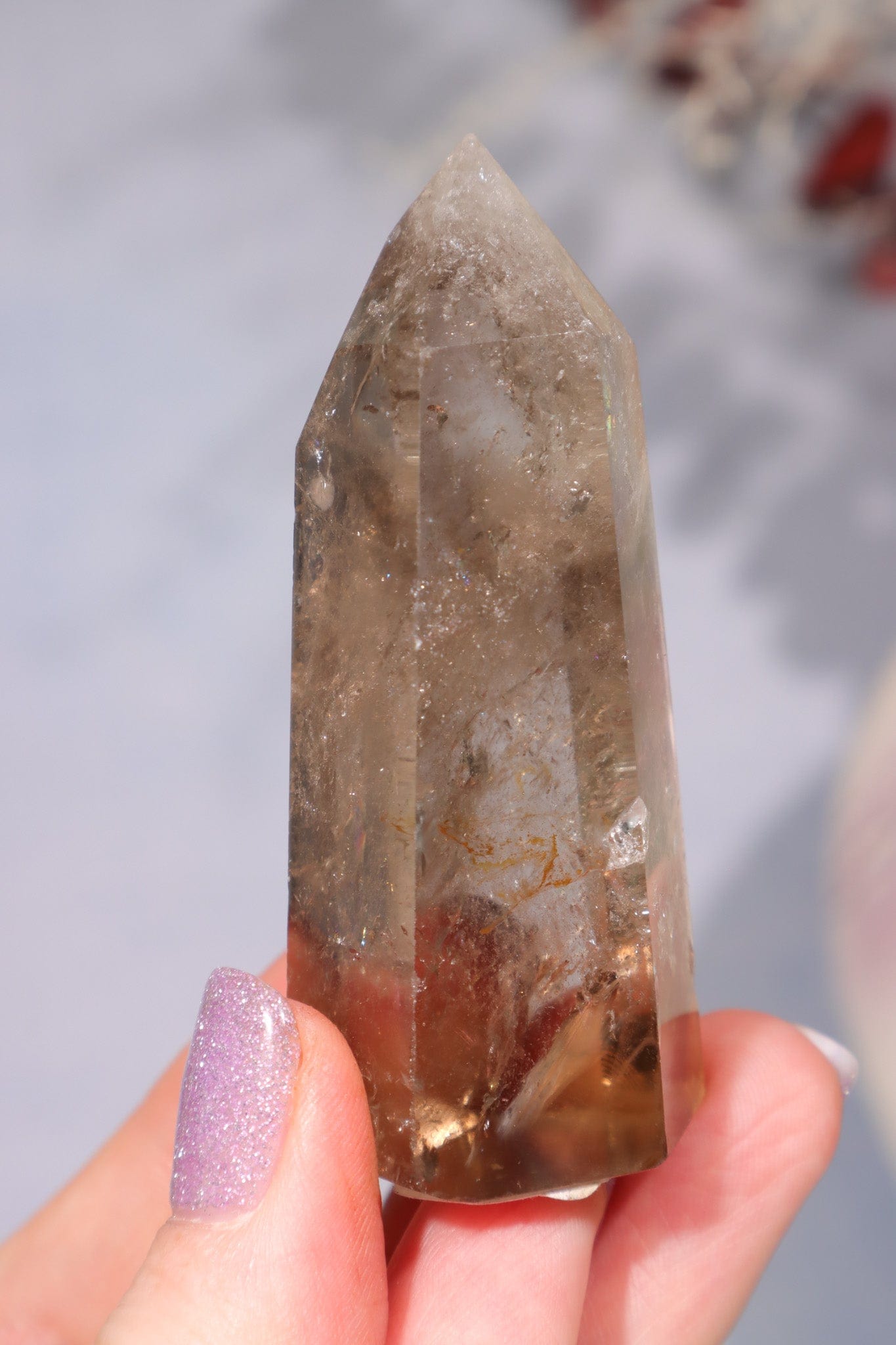 Smokey Quartz Tower 6.3cm Towers Tali & Loz Crystals