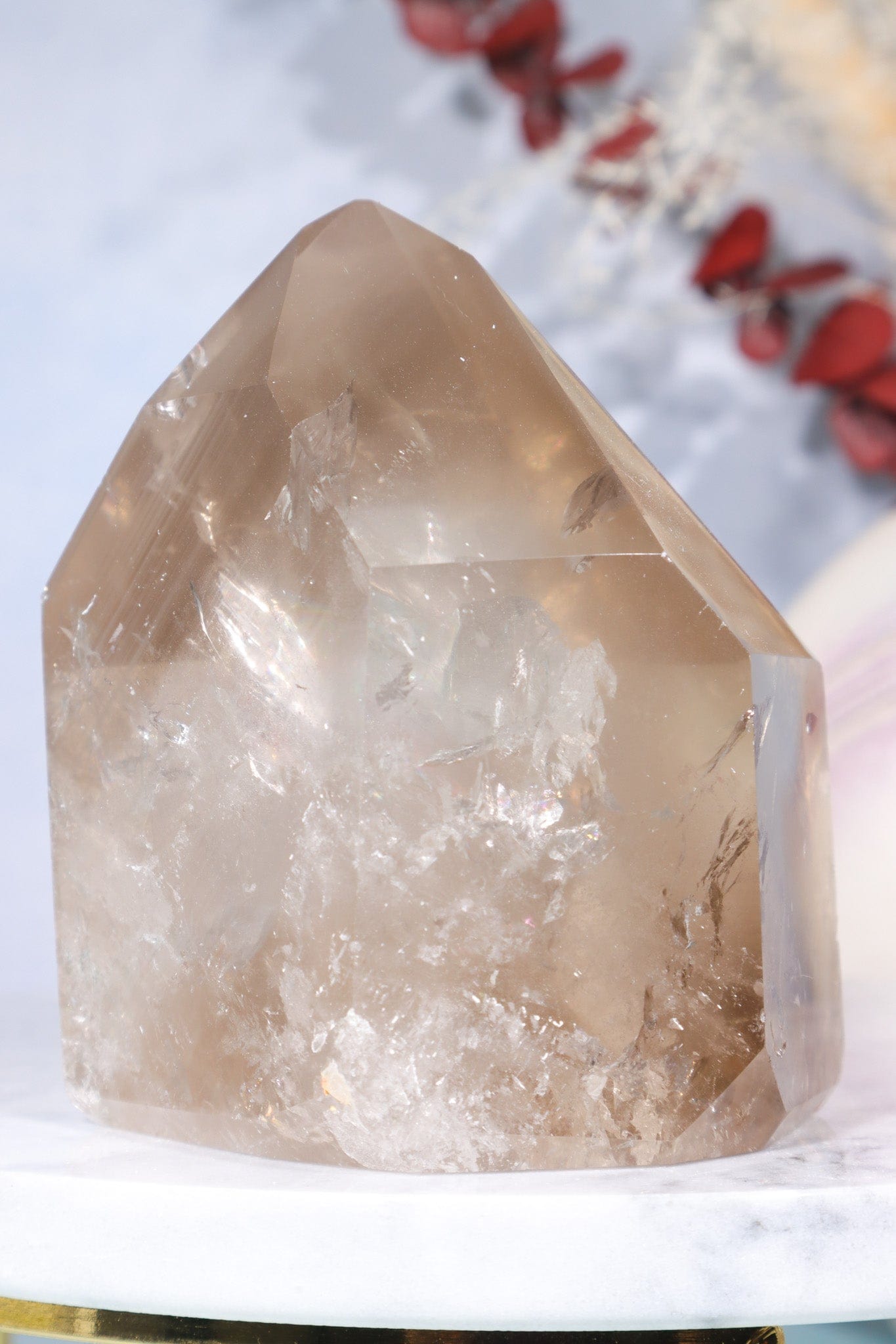 Smokey Quartz Tower with Phantom Inclusions 0.6kg Towers Tali & Loz Crystals