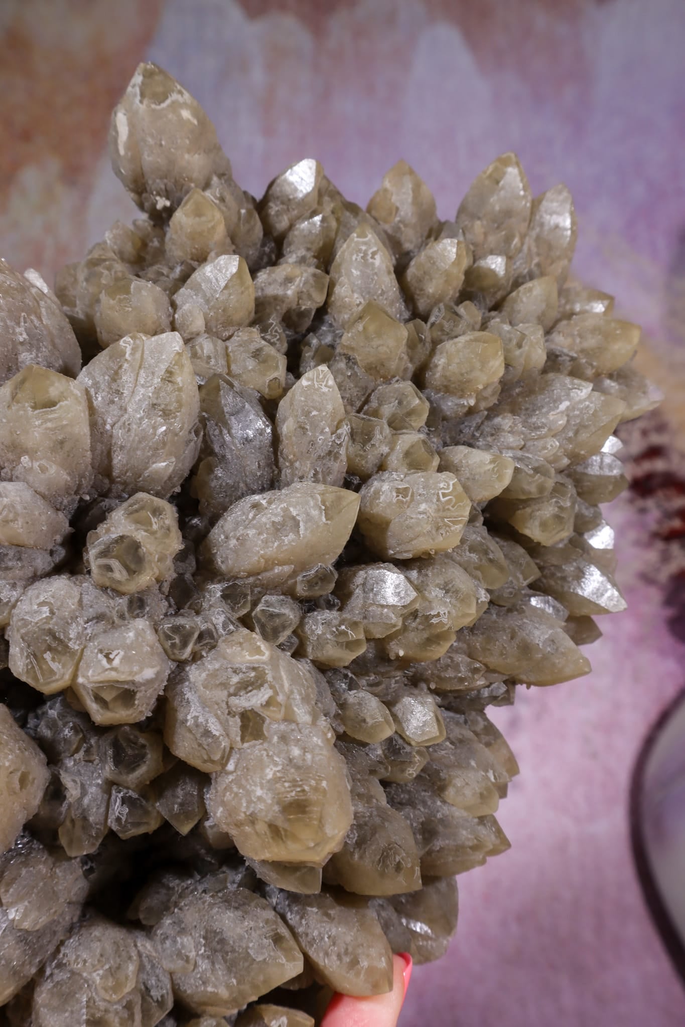 Smoky Quartz Elestial Cluster | 275mm | Romania Quartz Tali & Loz Crystals