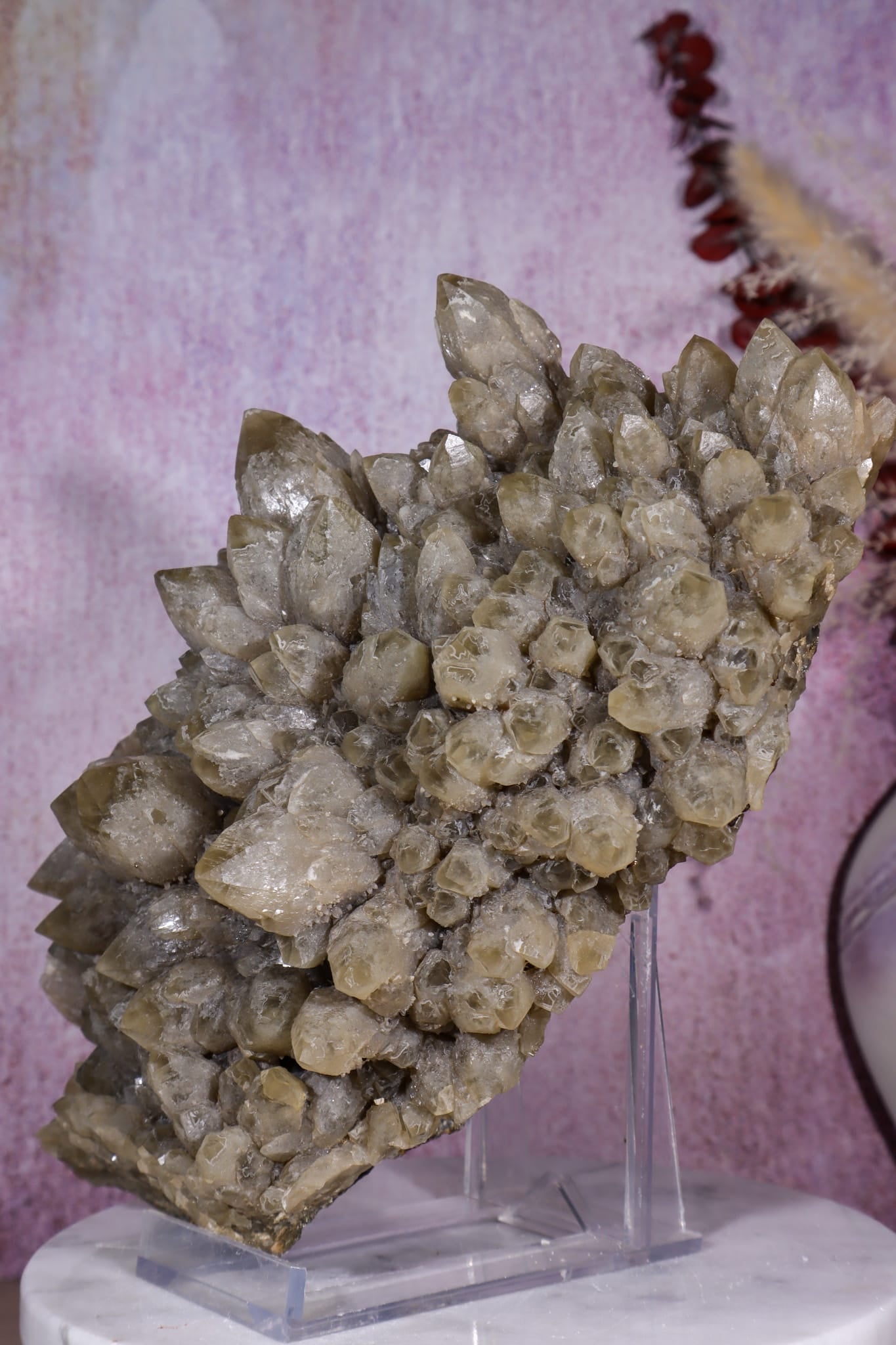 Smoky Quartz Elestial Cluster | 275mm | Romania Quartz Tali & Loz Crystals