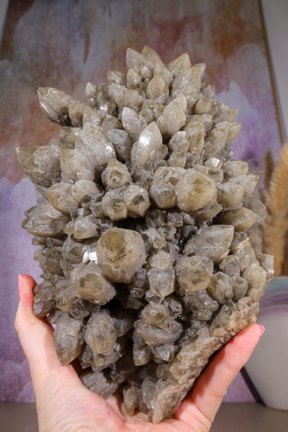 Smoky Quartz Elestial Cluster | 275mm | Romania Quartz Tali & Loz Crystals