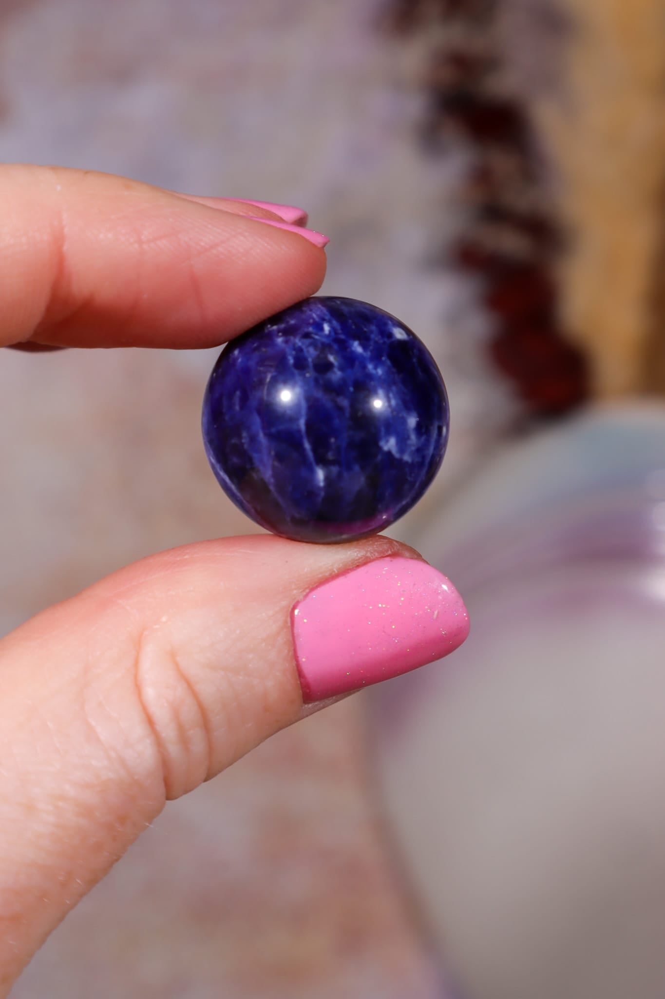 Sodalite Spheres | 20mm | Brazil Spheres Tali & Loz Crystals
