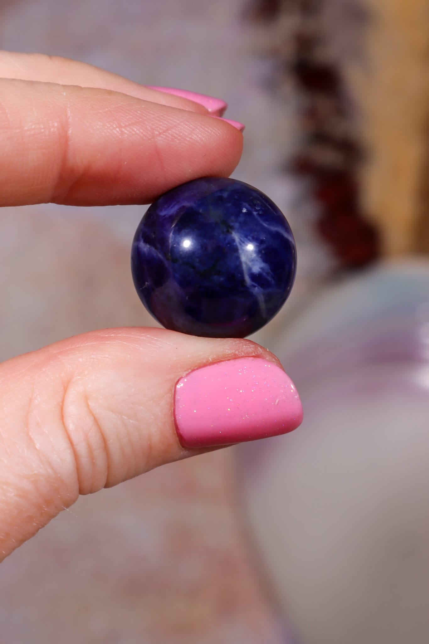 Sodalite Spheres | 20mm | Brazil Spheres Tali & Loz Crystals