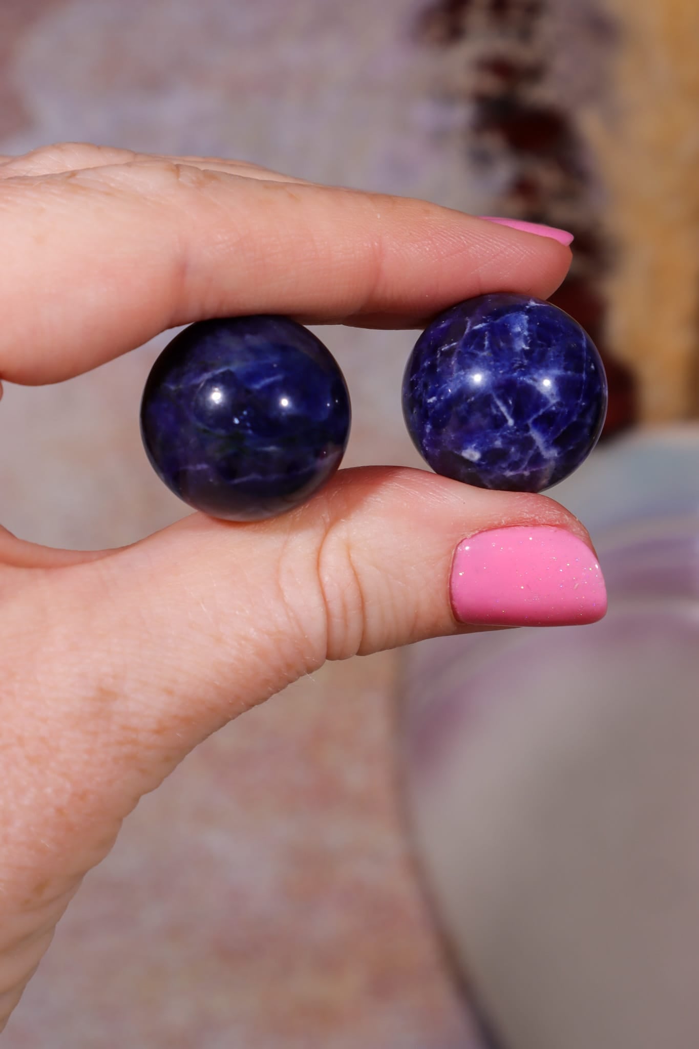 Sodalite Spheres | 20mm | Brazil Spheres Tali & Loz Crystals