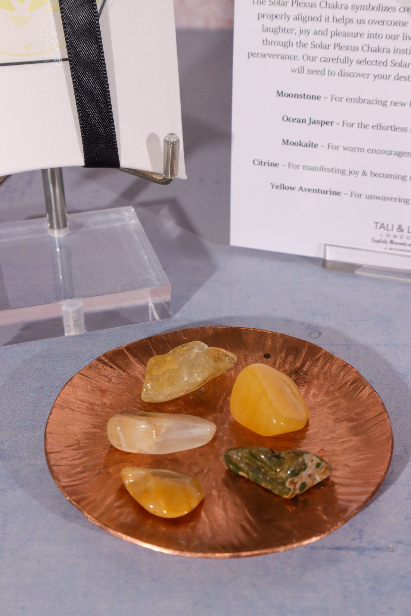 Solar Plexus Chakra Crystal Kit Crystal Sets Tali & Loz Crystals