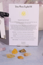 Solar Plexus Chakra Crystal Kit Crystal Sets Tali & Loz Crystals
