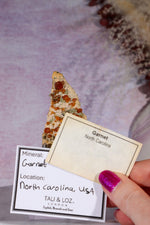 Spessartine Garnet 7,4cm, North Carolina, USA Specimen Tali & Loz Crystals