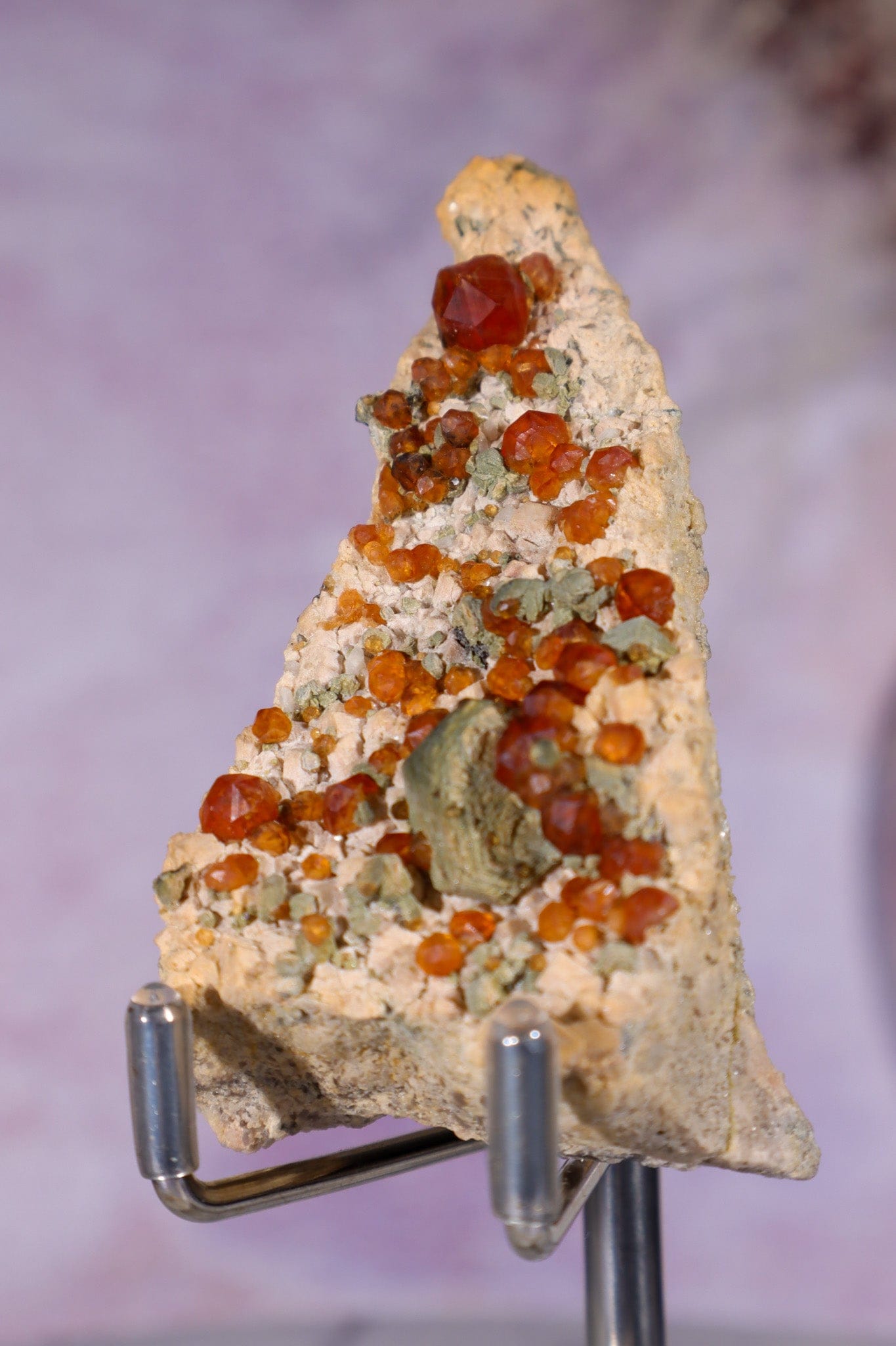 Spessartine Garnet 7,4cm, North Carolina, USA Specimen Tali & Loz Crystals