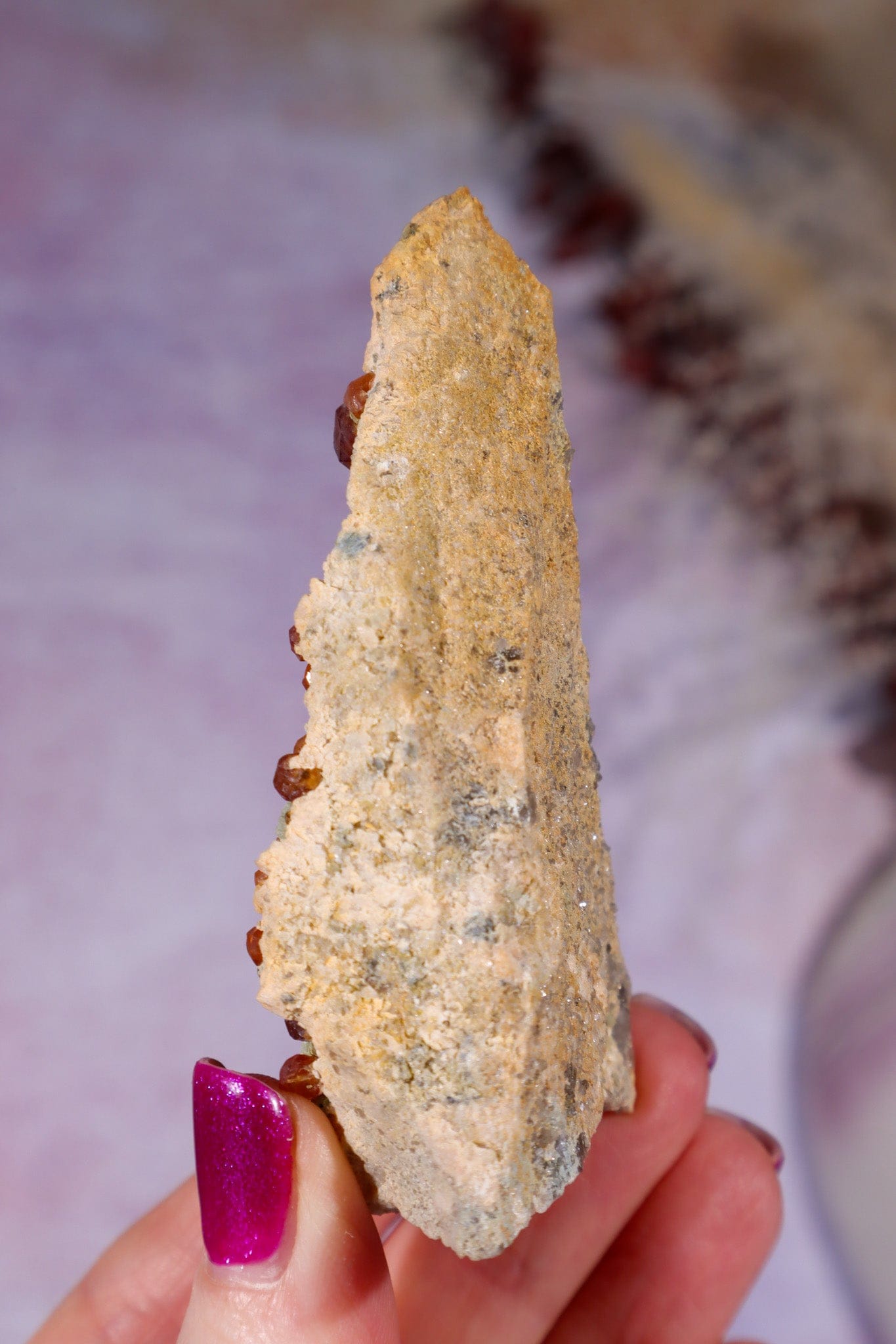 Spessartine Garnet 7,4cm, North Carolina, USA Specimen Tali & Loz Crystals