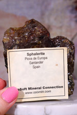 Sphalerite | 95mm | Picos de Europa, Santander, Spain Minerals Tali & Loz Crystals