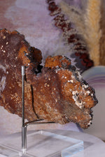 Sphalerite with Minor Smithsonite on White Quartz | Nenthead Mineral Specimen Tali & Loz Crystals
