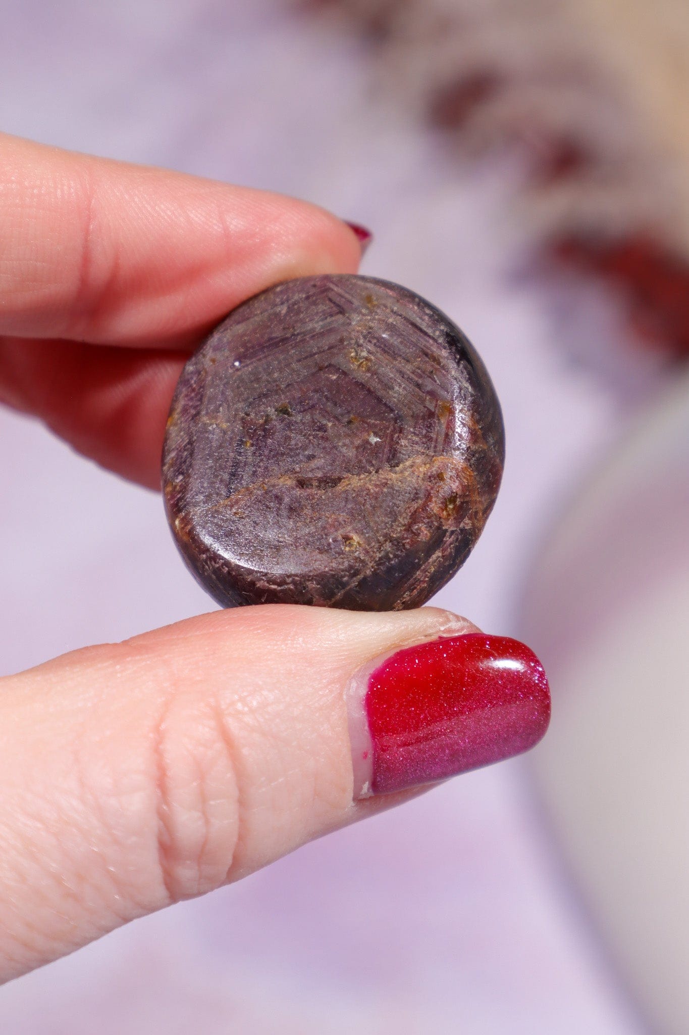 Star Ruby Cabochon 26gr Polished Crystals Tali & Loz Crystals