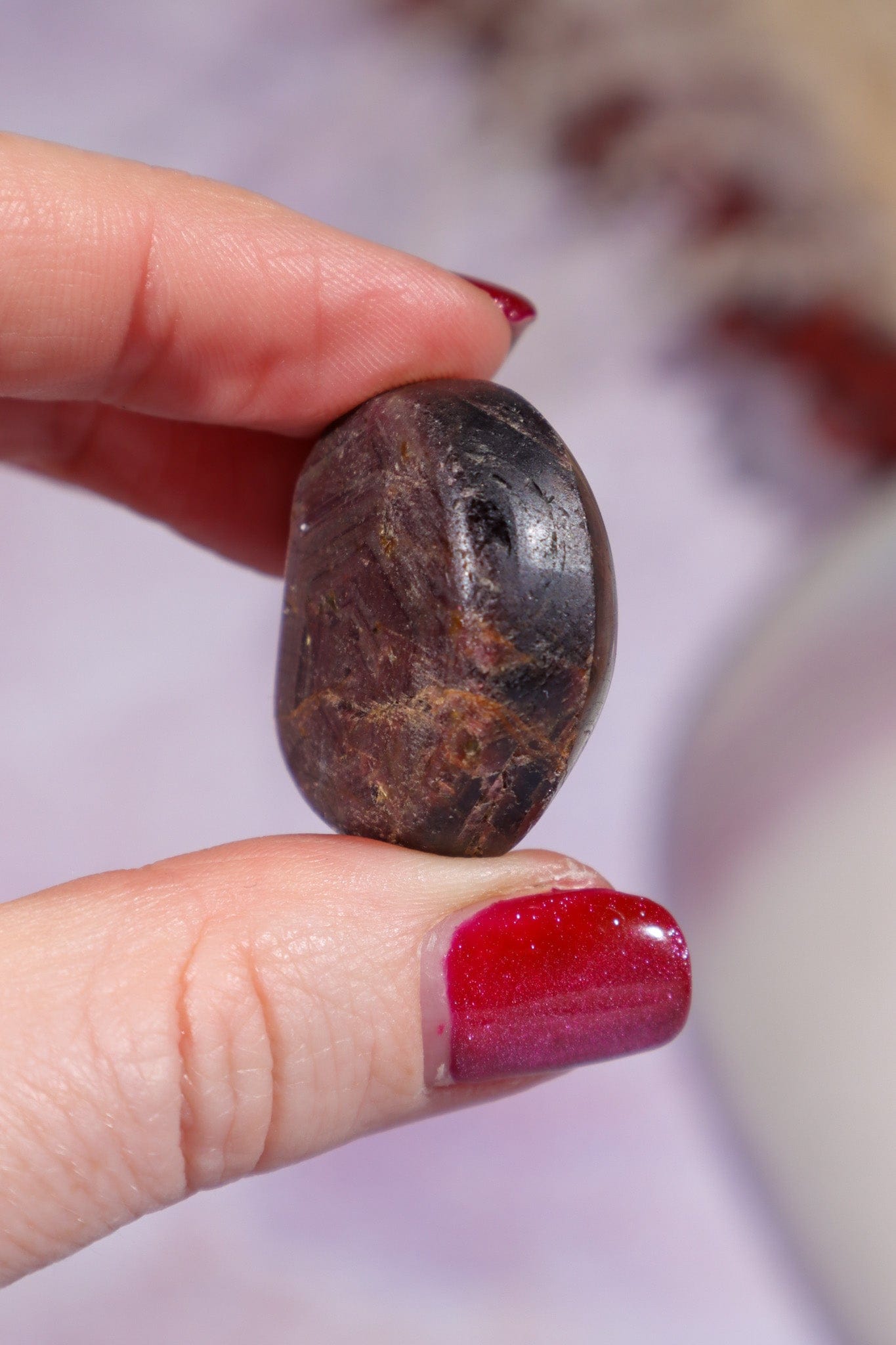 Star Ruby Cabochon 26gr Polished Crystals Tali & Loz Crystals