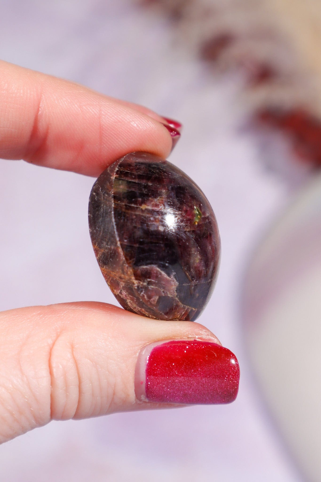 Star Ruby Cabochon 26gr Polished Crystals Tali & Loz Crystals