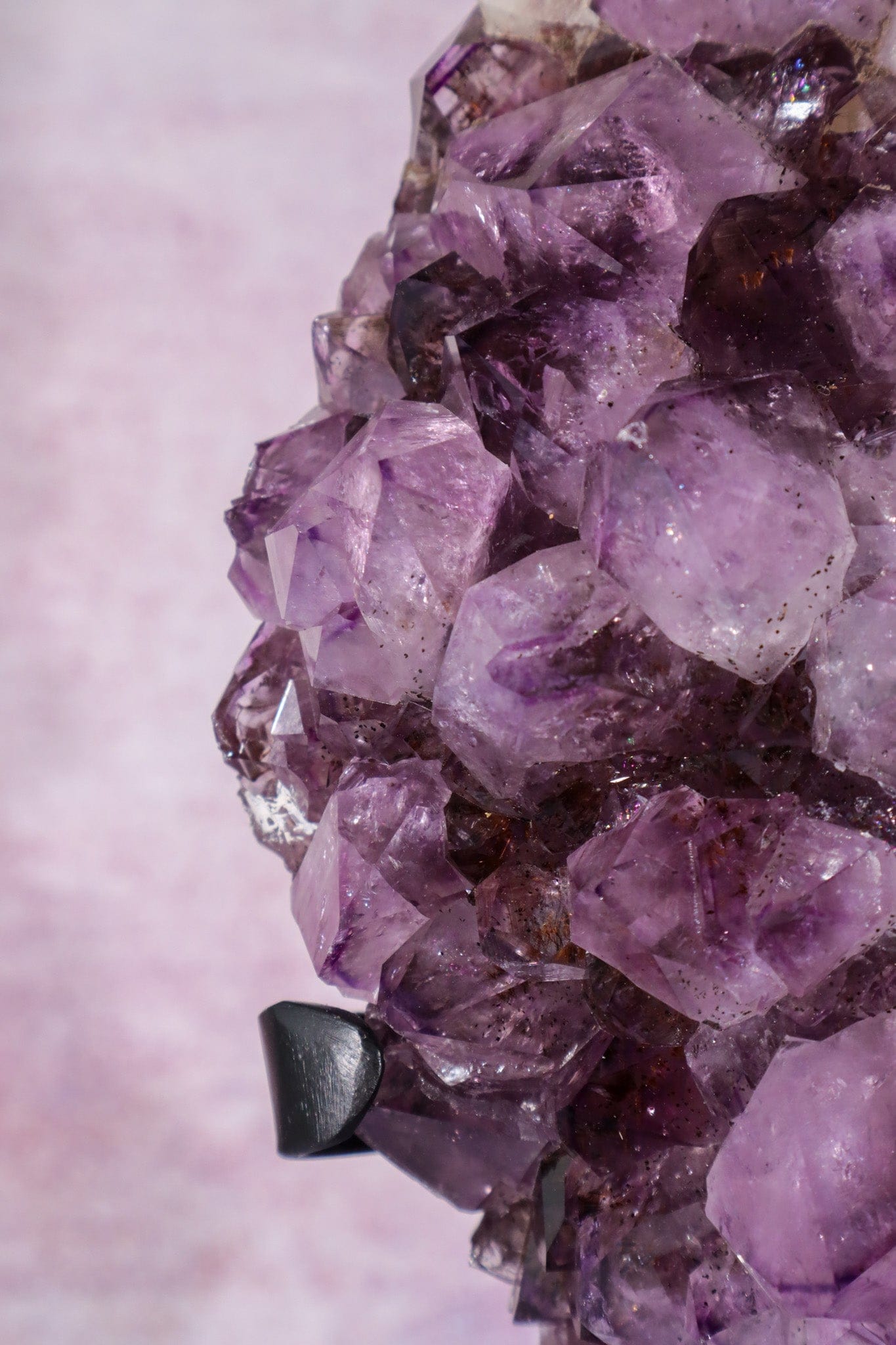 Statement Amethyst Cluster With Bespoke Stand 3.1KG Clusters Tali & Loz Crystals