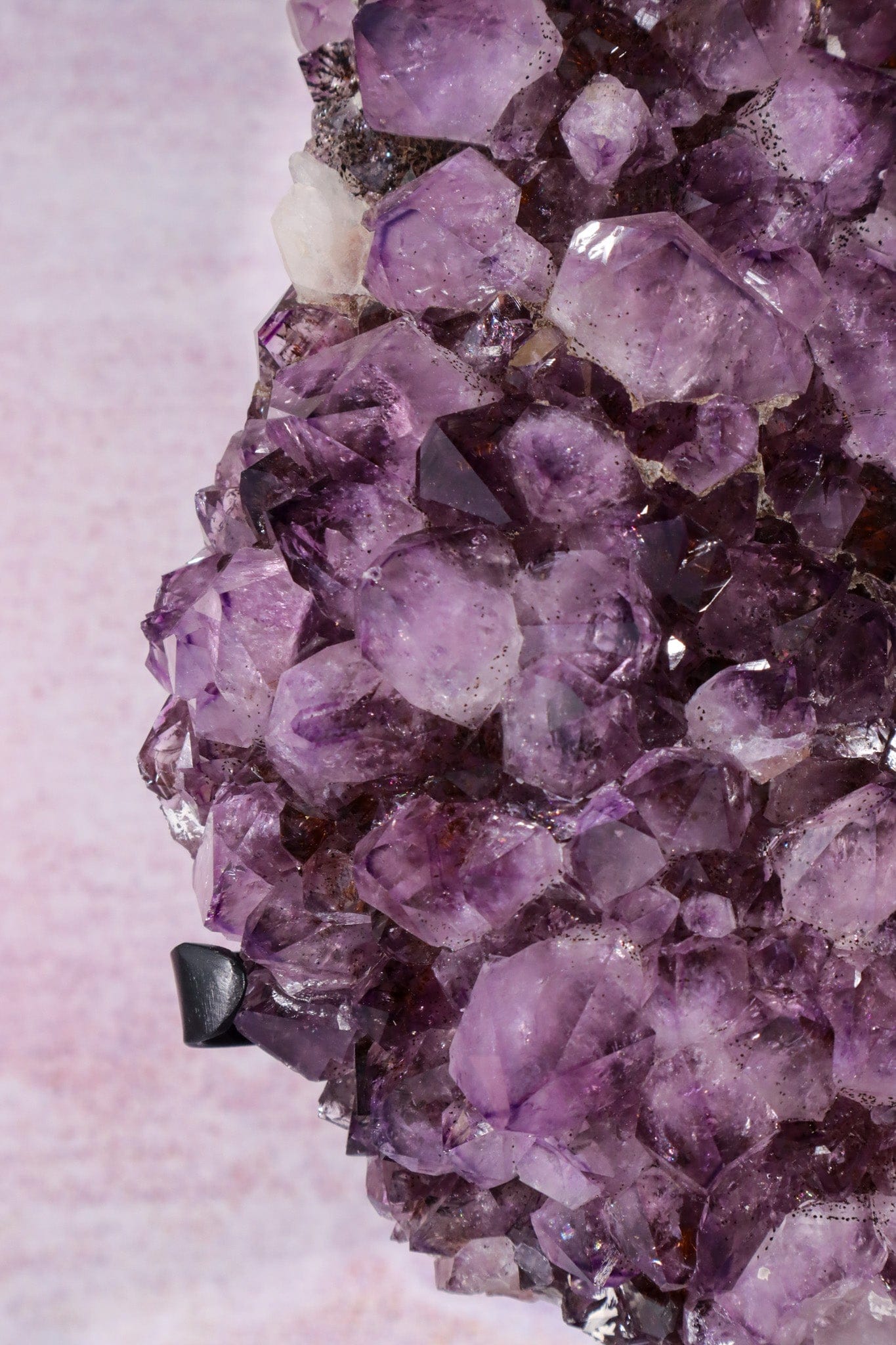 Statement Amethyst Cluster With Bespoke Stand 3.1KG Clusters Tali & Loz Crystals