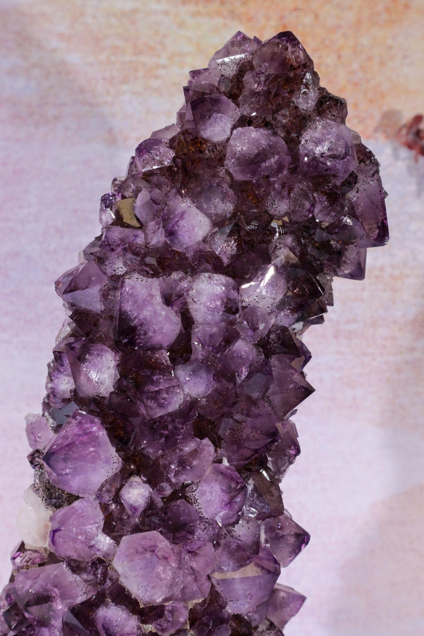 Statement Amethyst Cluster With Bespoke Stand 3.1KG Clusters Tali & Loz Crystals
