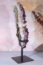 Statement Amethyst Cluster With Bespoke Stand 3.1KG Clusters Tali & Loz Crystals