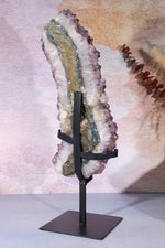 Statement Amethyst Cluster With Bespoke Stand 3.1KG Clusters Tali & Loz Crystals