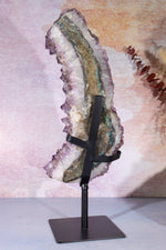 Statement Amethyst Cluster With Bespoke Stand 3.1KG Clusters Tali & Loz Crystals