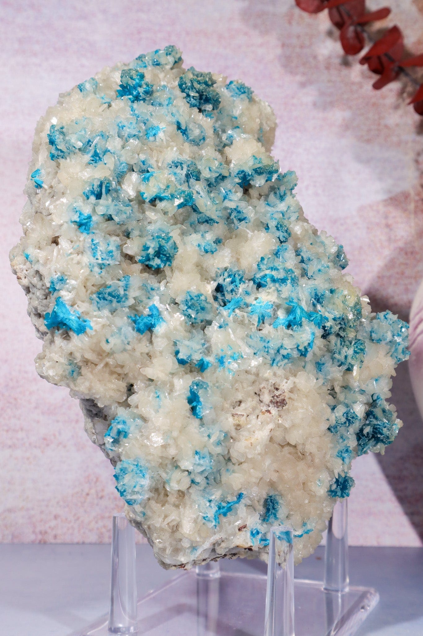 Statement Cavansite Stilbite Specimen 2.8KG | India Minerals Tali & Loz Crystals