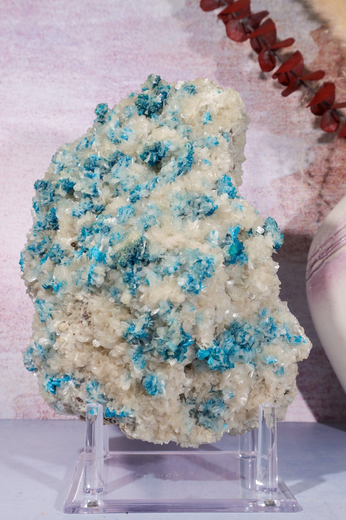 Statement Cavansite Stilbite Specimen 2.8KG | India Minerals Tali & Loz Crystals