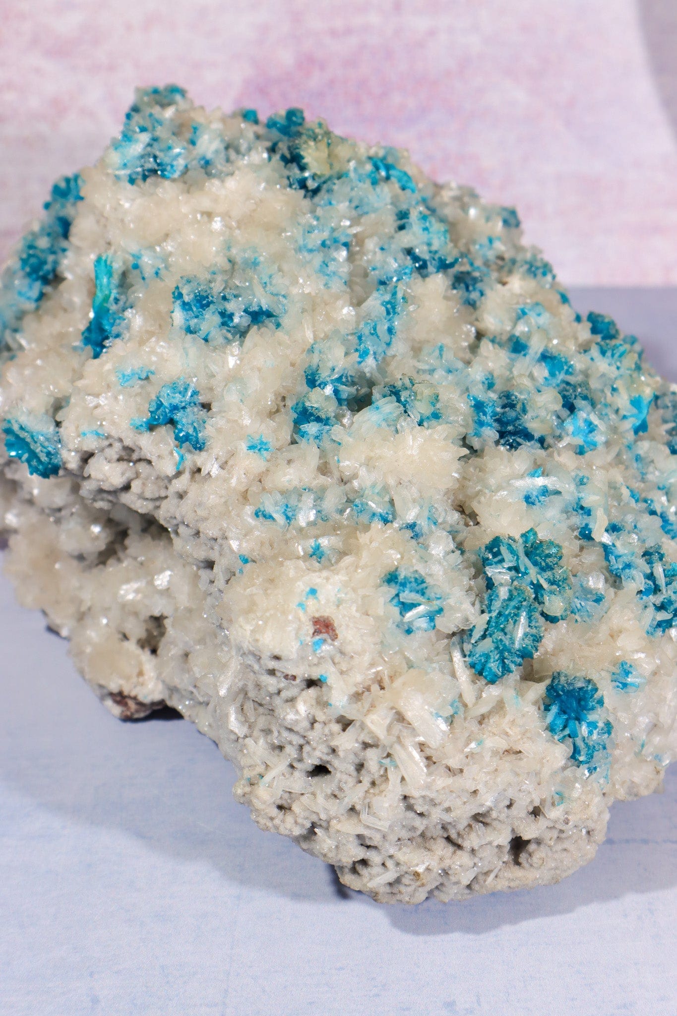 Statement Cavansite Stilbite Specimen 2.8KG | India Minerals Tali & Loz Crystals